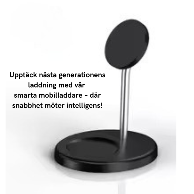 MagCharge Duo - Magnetisk 2-i-1 trådlös laddningsstation